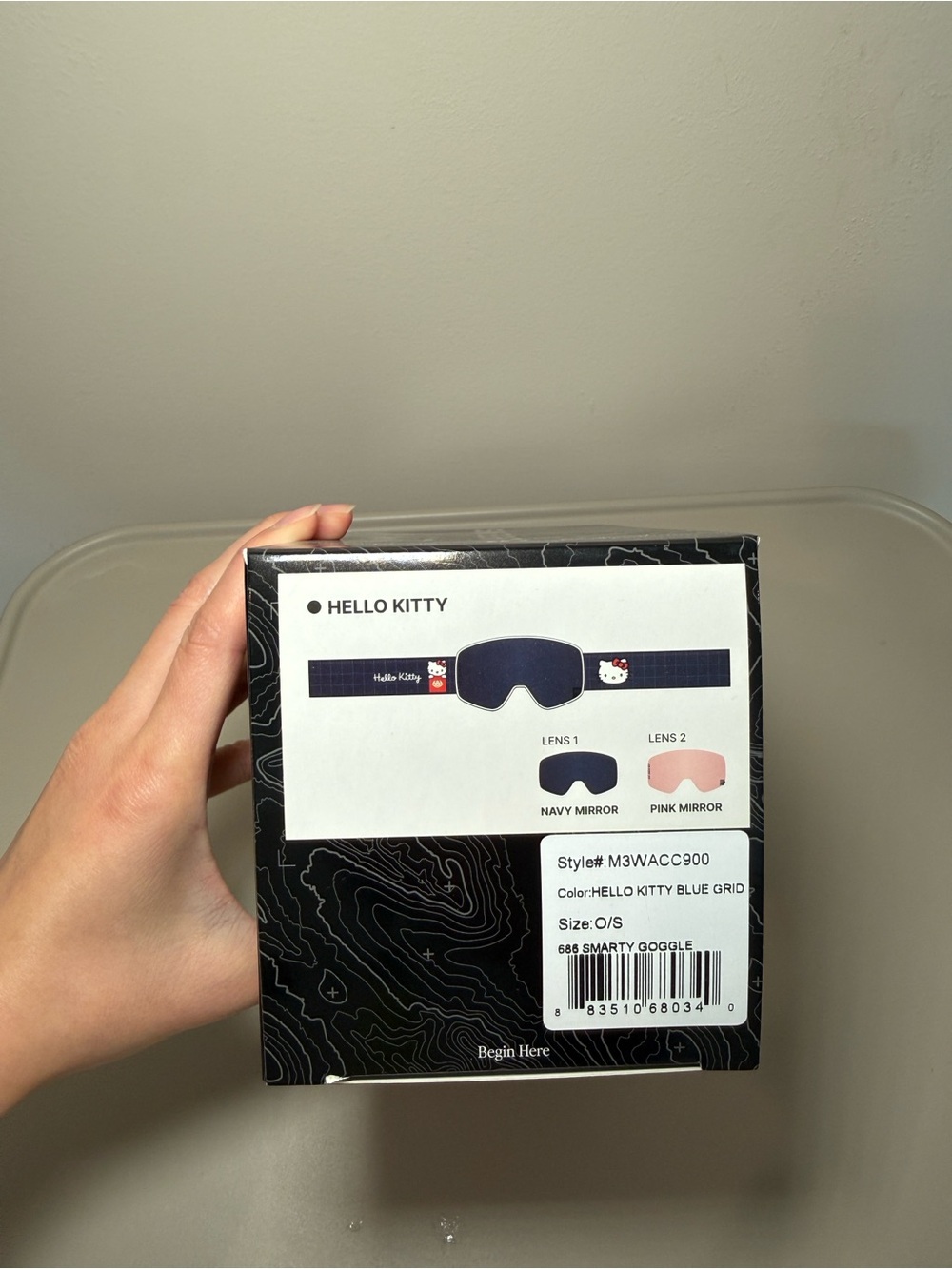 Hello Kitty 686 magnetic ski goggles - Picture 5 of 8